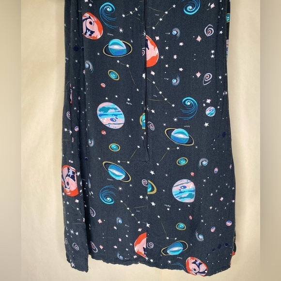ModCloth Solar System Shift Dress Peter Pan Collar Sz XS - Picture 6 of 11